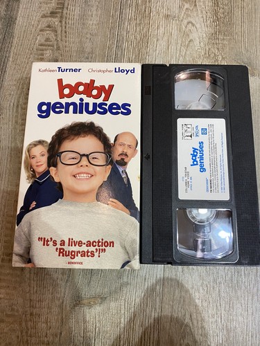 Baby Geniuses VHS 1999 Kathleen Turner Christopher Lloyd Movie Film