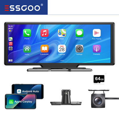 4K HD 10,26'' Dashcam Autoradio Apple Carplay Android Auto NAVI FM Bluetooth AUX