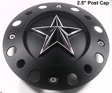 New Kmc 1000775b Xd Rockstar 775 Long 2.5 Post Center Cap Black Wheel Rim