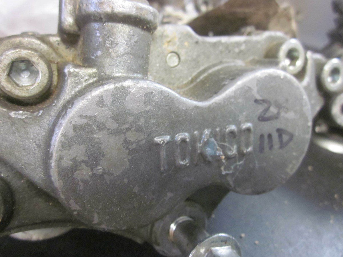 Tokico Front Left Brake Caliper Fits: Kawasaki ZX600 ZX750 Tokico Front Left Brake Caliper Fits: Kawasaki ZX600 ZX750