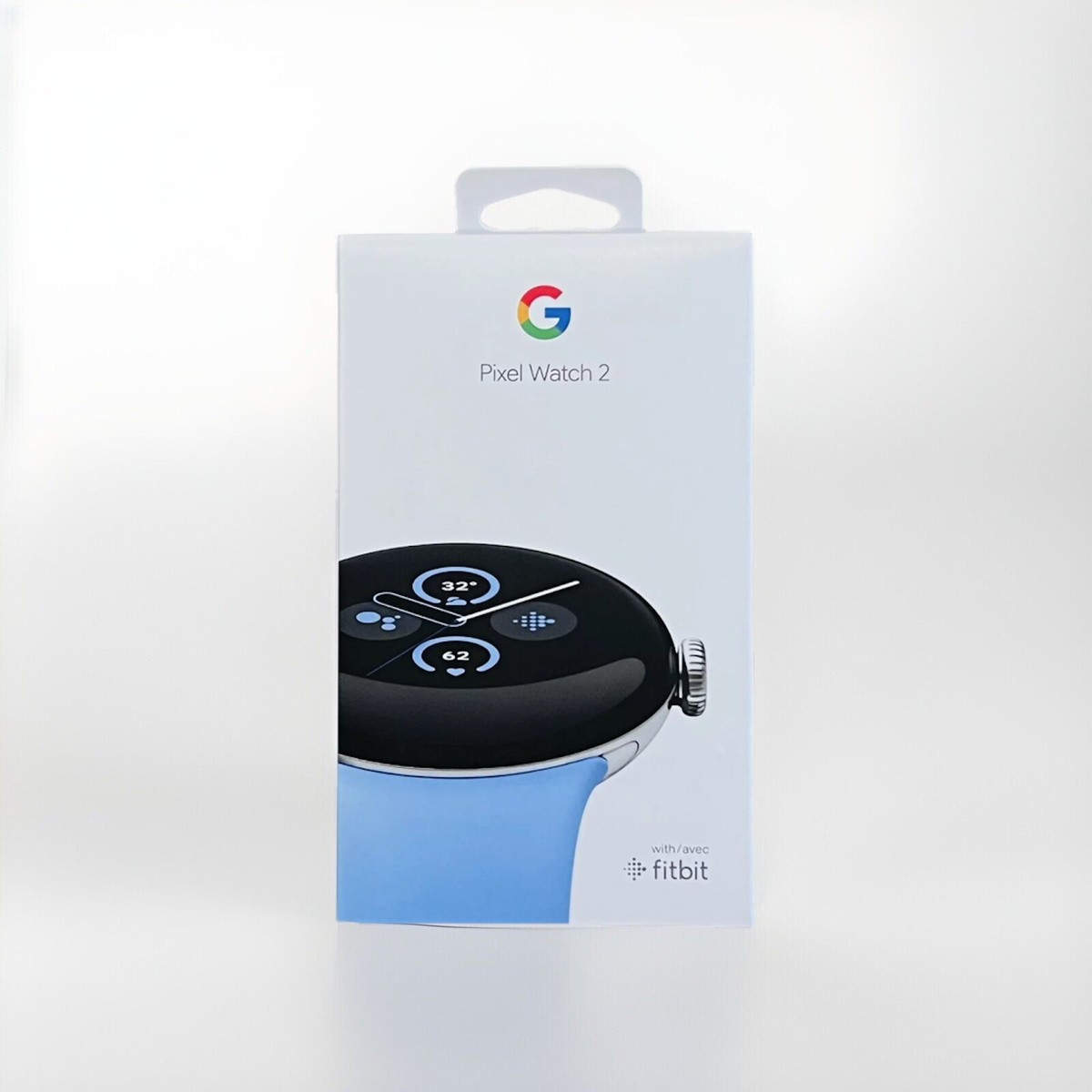 Google Pixel Watch 2 Wi-Fi 41mm Silver Aluminum Case Blue