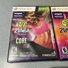 Microsoft Xbox 360 Zumba Fitness Core NEW SEALED & JOIN THE PARTY USED FREE SH