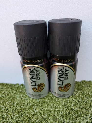 Lynx Dry Dark Temptation 150ml Cans Twist Lid Old Style Discontinued New - Picture 5 of 8