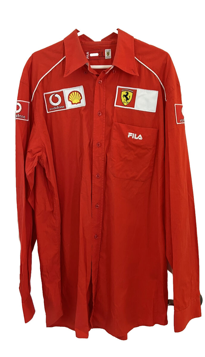 F1 FERRARI SCUDERIA FORMULA ONE FILA long sleeve Schumacher F1 FERRARI SCUDERIA FORMULA ONE FILA long sleeve Schumacher