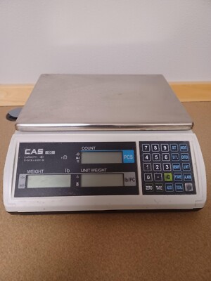 CAS EC Series Portable Bench Counting Scale 60 LBX0.002 LB,RS232