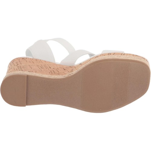 Madden Girl Women Ankle Strap Cork Wedge Sandals Maranda Size US 10M White - Picture 6 of 6