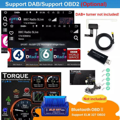 Android 13.0 Car Stereo Radio Wifi Apple CarPlay GPS For Toyota Tacoma 2005-2013 - Picture 13 of 19