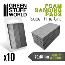 Foam Sanding Pads 2000 grit - scrapbooking craft sandpaper sandpad hobby EVAfoam