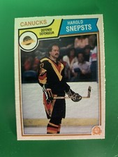 1983-84 O-Pee-Chee Harold Snepsts Vancouver Canucks #360
