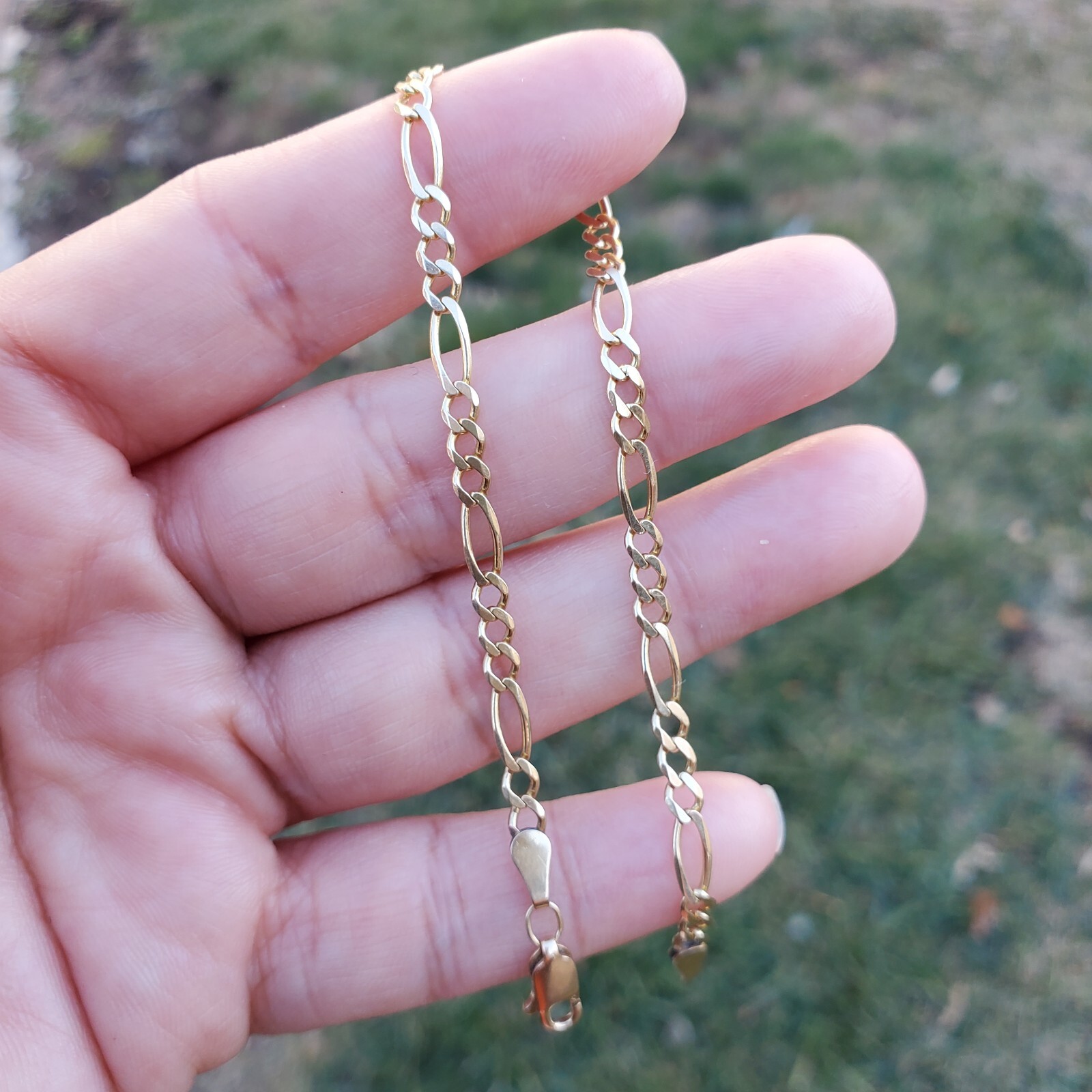 14K MICHAEL ANTHONY SOLID YELLOW GOLD FIGARO CHAI… - image 17