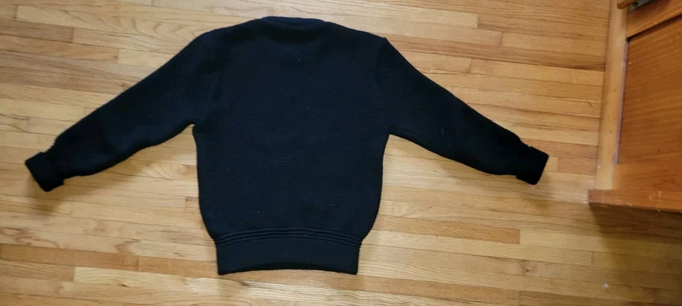 Suéter tejido cuello redondo 100 % lana virgen Heim Foto 3 de 4