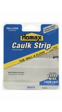 Homax White Silicone Caulk Strips 1-5/8 in. x 16 ft. -Pack of 1