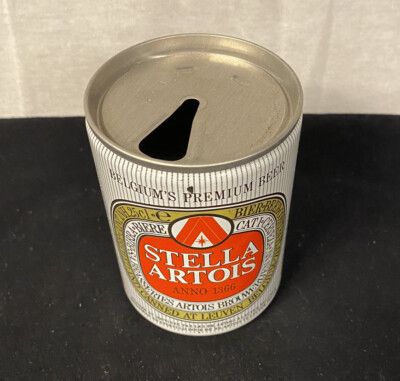 Vintage Stella Artois Leuven Belgium Pull Tab Anno 1366 25cl Beer