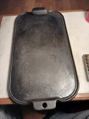 Wagner's Iron Double Griddle - 1871 Original 17'' Made in USA