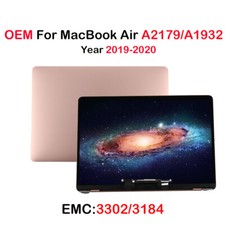 OEM For Macbook Air 13  A1932/A2179 LCD Screen Replacement Display Top Cover Gold