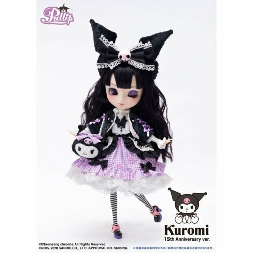 Pullip Kuromi P-247 versión 15 aniversario Ranura Sanrio 310 mm sin usar sin abrir - Imagen 4 de 8