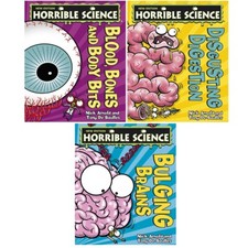 Horrible Science Nick Arnold Collection 3 Books Set Disgusting Digestion, Bulgi