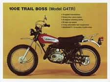 1970 KAWASAKI G4TR TRAIL BOSS VINTAGE MOTORCYCLE AD POSTER 27x36 9MIL PAPER