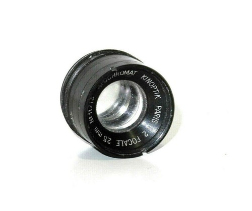 RARE+++ EARLY+++ Kinoptik Apochromat 25mm f:2 Focale Foyer Paris S/Nr.11713 Cine - Photo 3/4