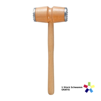 Fleischklopfer Schnitzelklopfer Fleischhammer Steakhammer Hammer Klopfer Holz