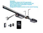 Sommer 2060 PRO+ 8' Foot Rail 3/4 HP Garage Door Opener Remote/Safety Sensors