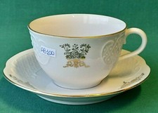 VECCHIA TAZZA + PIATTINO DA TE THÈ VINTAGE PORCELLANA RICHARD GINORI. AB100
