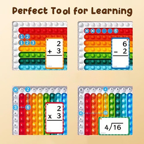 Multiplication Table Game Fidget Math Toy 12x12 Math Games and Teaching Methods - Photo 7/13