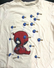 Vintage Tee, Marvel, Deadpool. Kidpool, Skottie Young M Cotton, T shirt