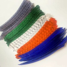 Archery Turkey Feathers 7-9in Cut Barred Fletches Making Traditional Flu Arrows