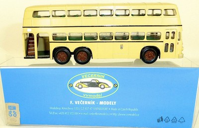 D3U Doppeldecker Bus Büssing Handarbeit Kleinserie V&V Modell H0 1:87 LE2µ