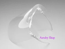 ✅ Safety Face Shield Protection With Glasses Frame Anti Fog-Fits Adults & Kids