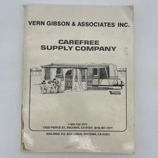 Vintage Vern Gibson Carefree Supply Company Catalog RV Accessories Date Unknown