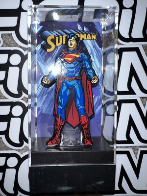 Figpin DC Superman #45 Prototype Sample AP Proto Black plated Not Silver *RARE*