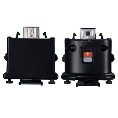 2x Motion Plus Sensor Adapter Attachment For Nintendo Wii /Wii U Controller BK