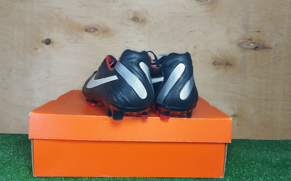 Nike Tiempo Legend Ⅳ FG 454316 010 Black boots Cleats mens