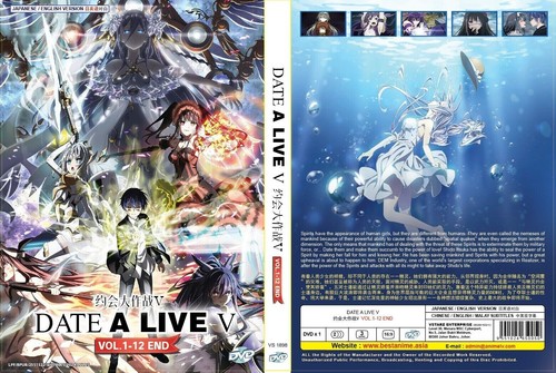 Date A Live Season 5 Vol. 1-12 END DVD (Anime) (English Dub) - Picture 3 of 5