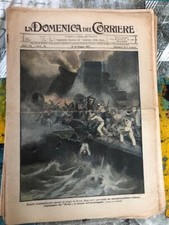 La Domenica del Corriere 18 1917 Cadorna in Trentino "Quota 208 Sud" Dover