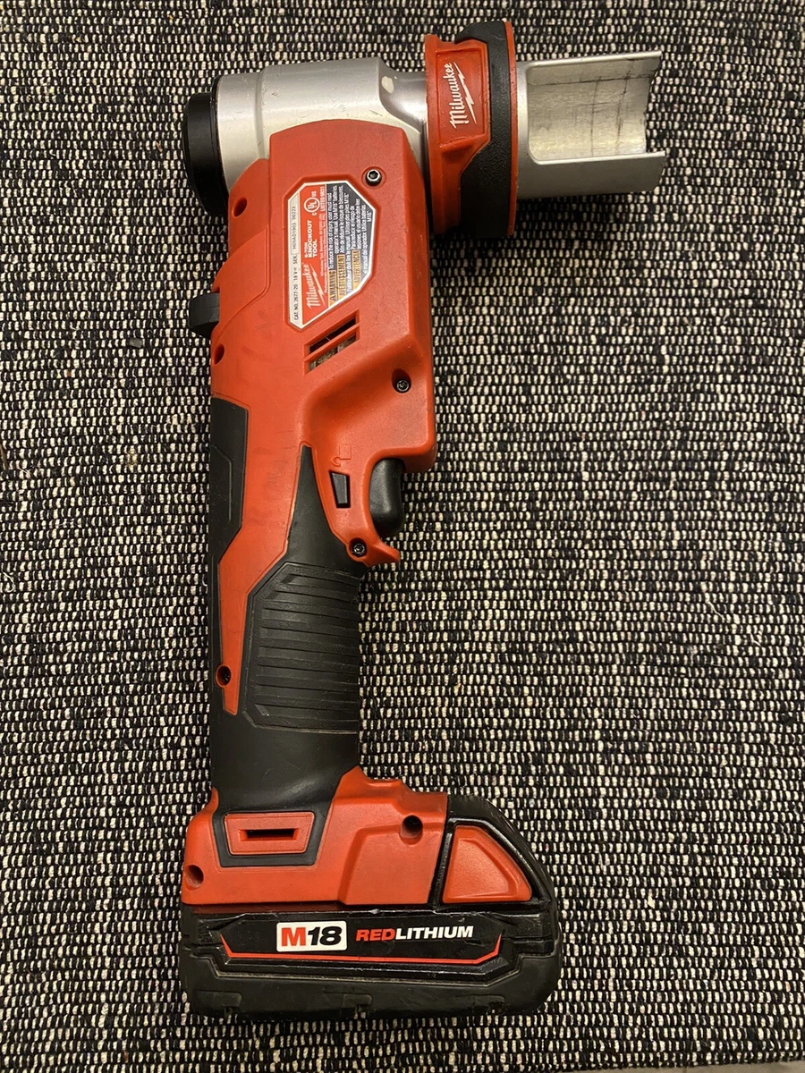 Milwaukee 2677 20 M18 Forcelogic 6Ton Knockout Tool Only M18 BATTERY INCLUDED