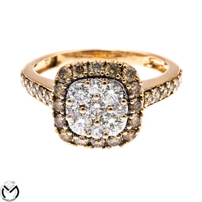 Nay by Fani 18K Rose Gold 750 NY Brown Diamonds 1.4 Diamonds Ring...