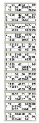 6000 BINGO TICKETS 4 BLÖCKE À 1500 FLYER JUMBO MARKE 12TV QUICKIES SPECIALS