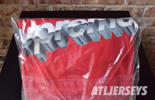 supreme chrome tee red