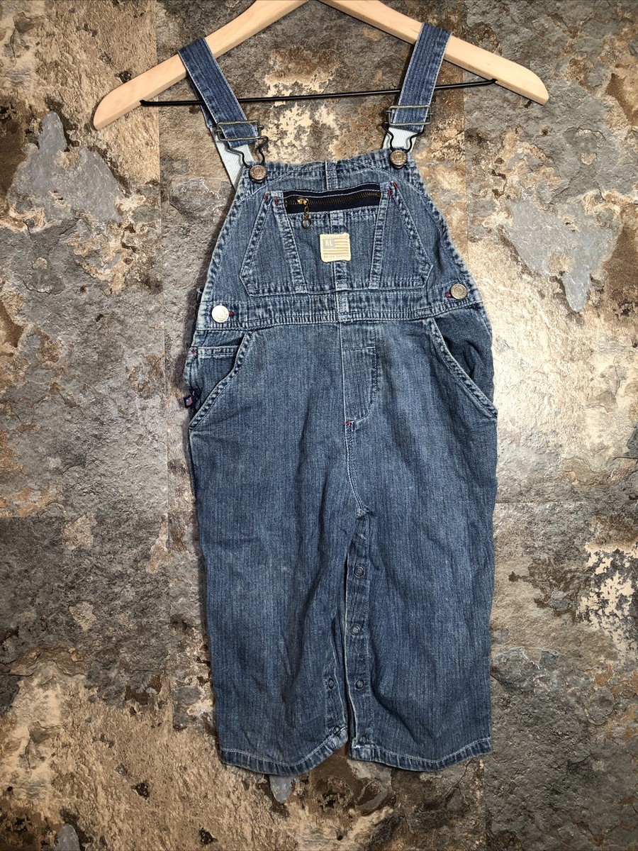 【 RALPH LAUREN】POLO JEANS CO. デニムオーバーオール Vintage Kids Polo Jeans Co Ralph Lauren Kids L 12-18M Denim