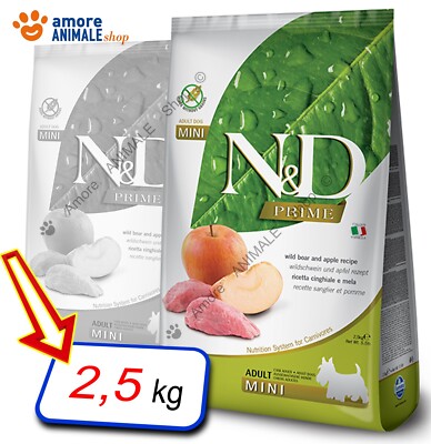 Farmina Hund n & D Prime Grain Free - Adult Mini   Wildschwein Und Apfel - 2,5