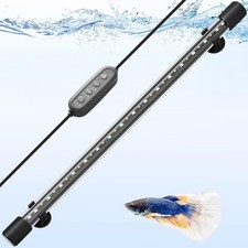 22.8in Submersible Aquarium LED Light 9W 12V IP68 Waterproof Full Spectrum RGBW
