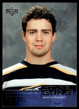 2003-04 Upper Deck Young Guns Dan Hamhuis Rookie Nashville Predators #224