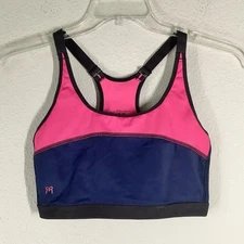 RUBY RIBBON Demiette Sports Bra Racerback UV Adjustable Straps Running Active 36
