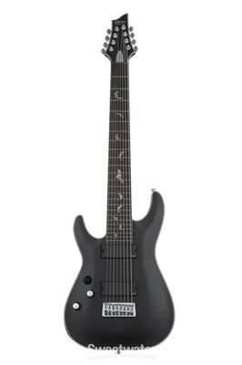 Schecter Damien Platinum 8 Left-Handed - Satin Black