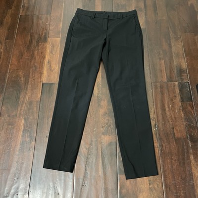 Theory Testra 2B Wool Blend Trousers Women s Size 4 Black Business Casual