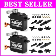 45kg Coreless Servo Motor: 2pcs 8.4V Digital Metal Gear