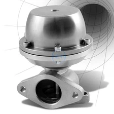 35MM/38MM Boost Cast Steel Turbocharger Silver External Wastegate w/8 PSI Spring